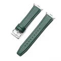 Bracelet cuir vintage pour Redmi Watch et Miband – Couleur du bracelet Green S