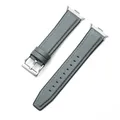 Bracelet cuir vintage pour Redmi Watch et Miband – Couleur du bracelet Light gray S