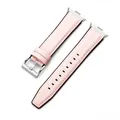 Bracelet cuir vintage pour Redmi Watch et Miband – Couleur du bracelet Pink S