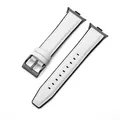 Bracelet cuir vintage pour Redmi Watch et Miband – Couleur du bracelet White B