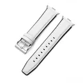 Bracelet cuir vintage pour Redmi Watch et Miband – Couleur du bracelet White S