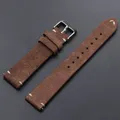 Bracelet daim 14 à 22 mm à dégagement rapide – Couleur du bracelet Dark Brown