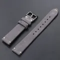 Bracelet daim 14 à 22 mm à dégagement rapide – Couleur du bracelet Dark Grey