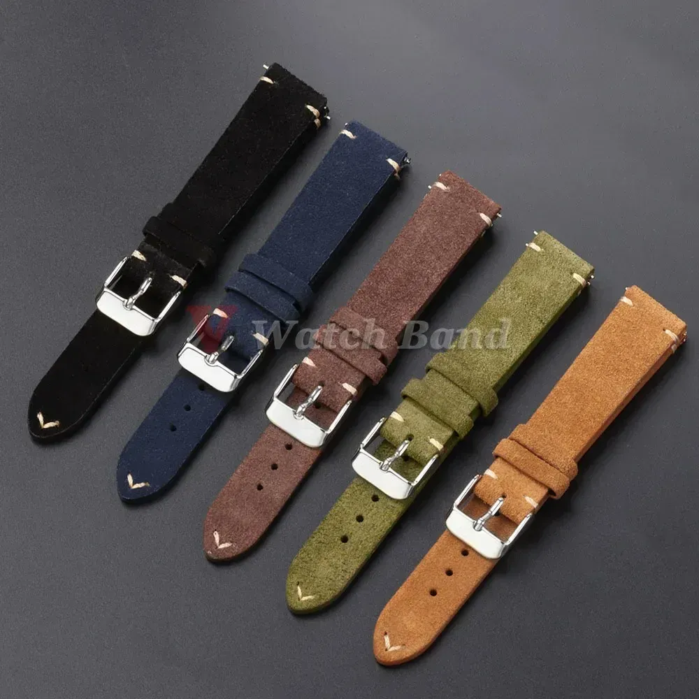 Bracelet daim 14 à 22 mm à dégagement rapide