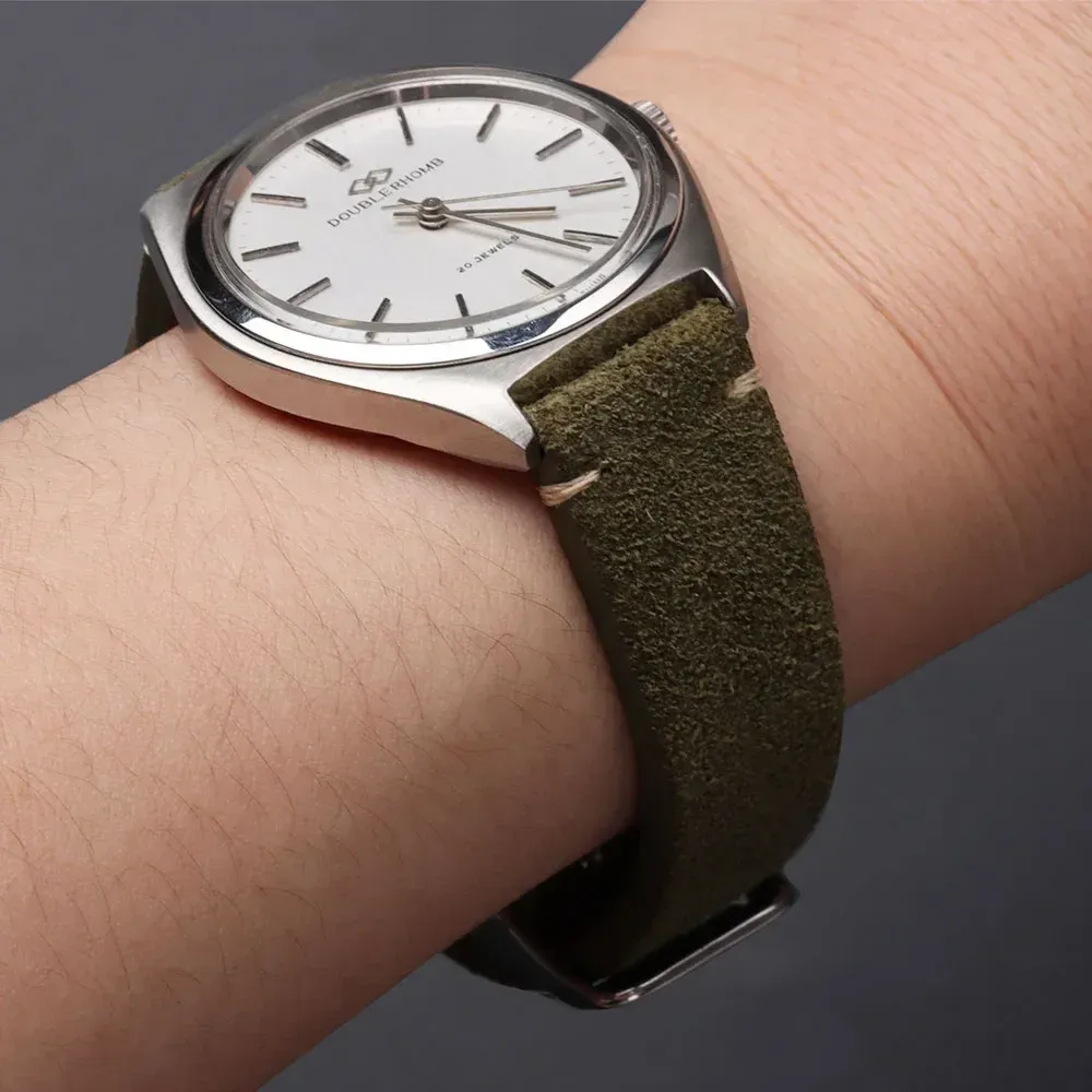Bracelet daim 14 à 22 mm à dégagement rapide