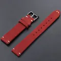 Bracelet daim 14 à 22 mm à dégagement rapide – Couleur du bracelet Rouge