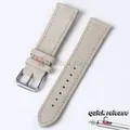 Bracelet daim et cuir 18 à 22 mm style vintage – Couleur du bracelet Beige