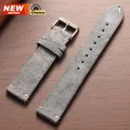 Bracelet daim souple 14 à 22 mm dégagement rapide – Couleur du bracelet deep Grey