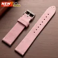 Bracelet daim souple 14 à 22 mm dégagement rapide – Couleur du bracelet Pink