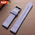 Bracelet daim souple 14 à 22 mm dégagement rapide – Couleur du bracelet Violet