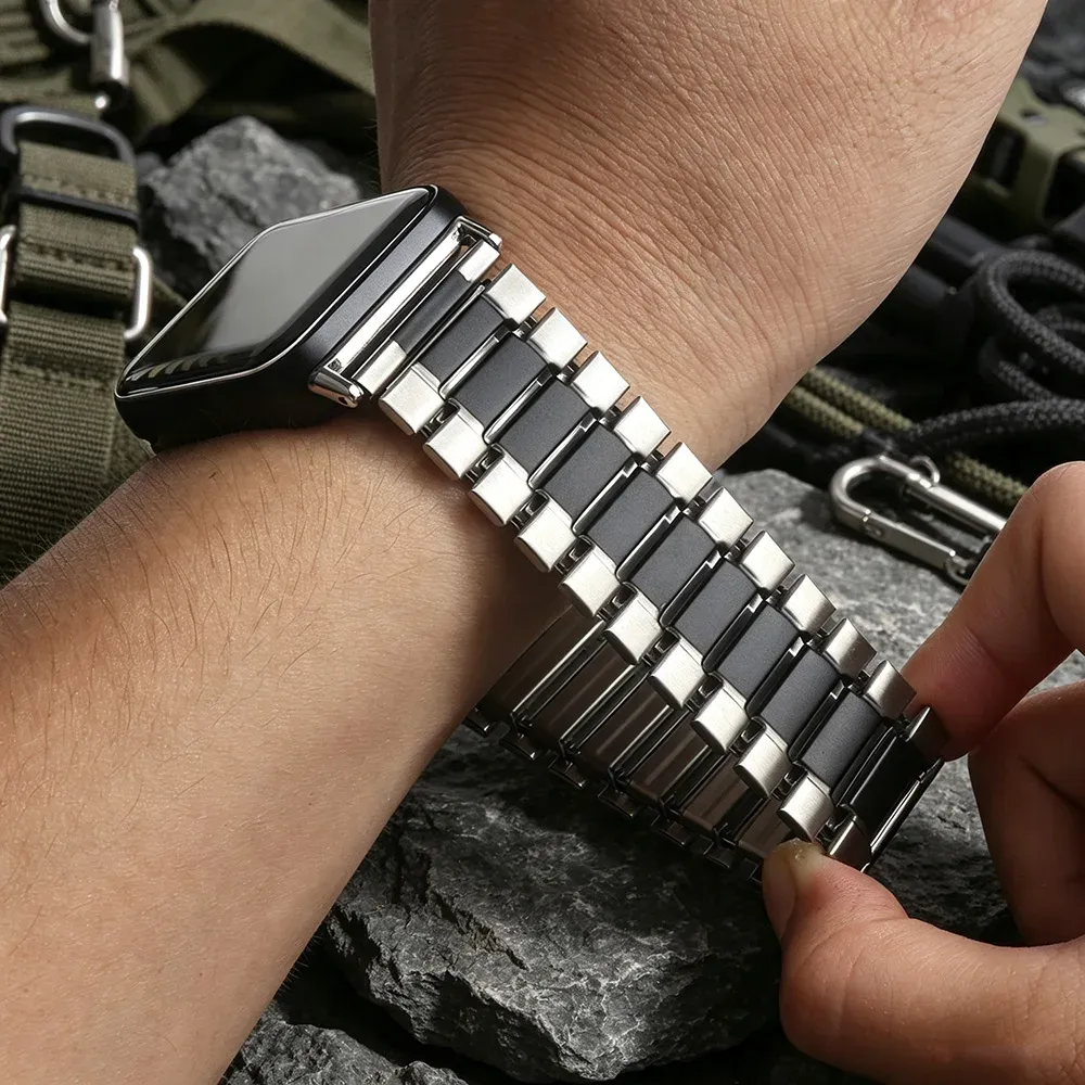 Bracelet élastique acier inoxydable pour Xiaomi Mi Band Redmi