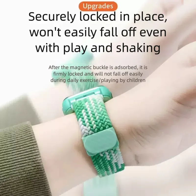 Bracelet enfant magnétique 15 à 17 mm pour montre connectée