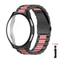 Bracelet et coque métal pour Samsung Galaxy Watch 40 à 47 mm – Couleur du bracelet black pink
