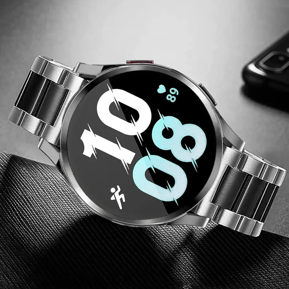 Bracelet et coque métal pour Samsung Galaxy Watch 40 à 47 mm