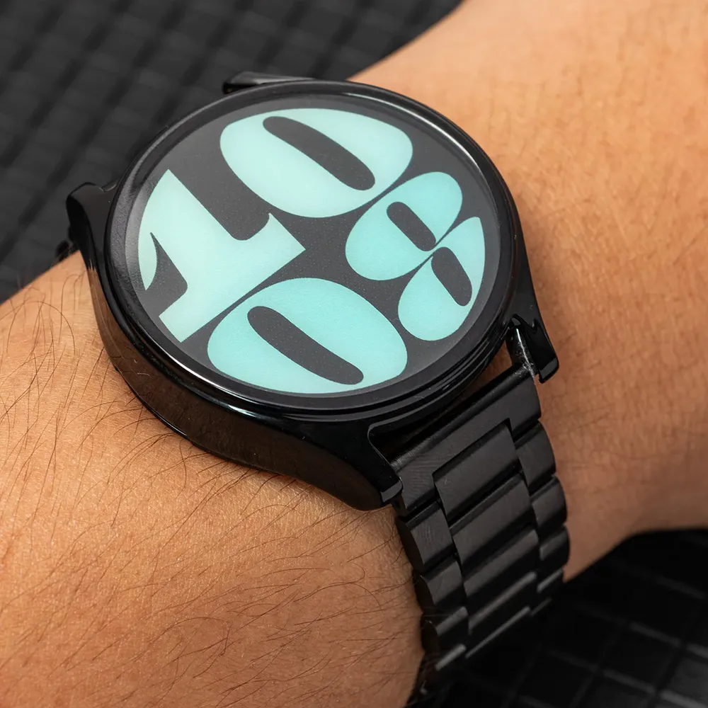 Bracelet et coque métal pour Samsung Galaxy Watch 40 à 47 mm