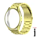 Bracelet et coque métal pour Samsung Galaxy Watch 40 à 47 mm – Couleur du bracelet Or (Or)
