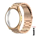 Bracelet et coque métal pour Samsung Galaxy Watch 40 à 47 mm – Couleur du bracelet rose gold