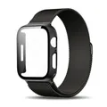 Bracelet et étui métal pour Apple Watch 38 à 49 mm – Couleur du bracelet Black