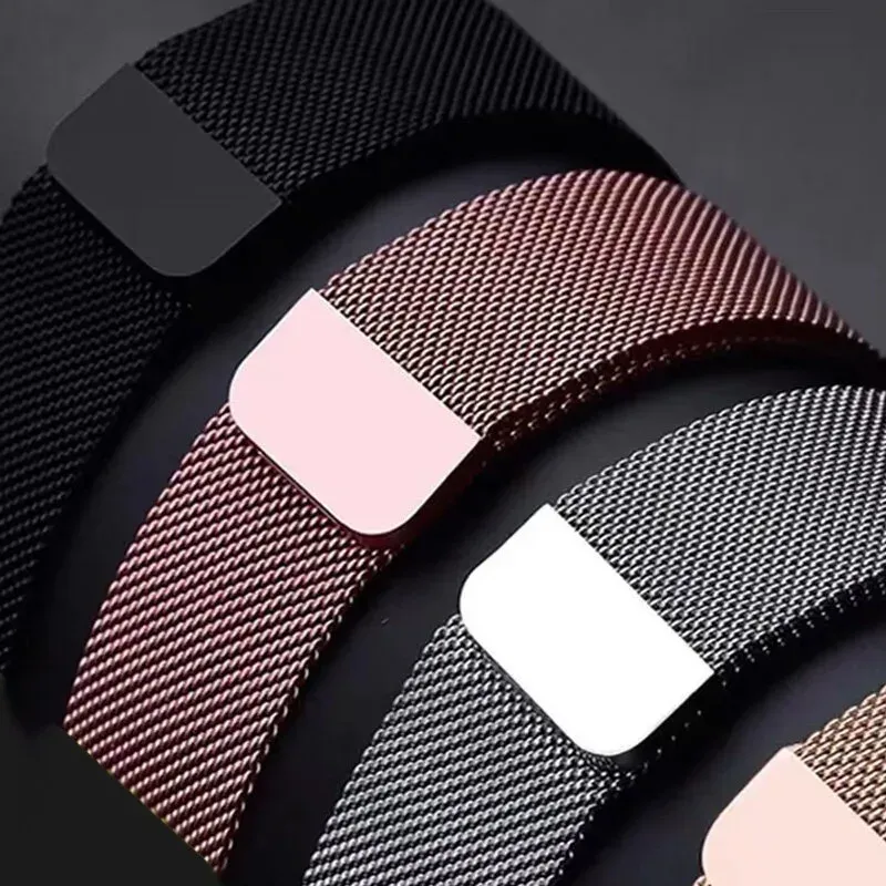 Bracelet et étui métal pour Apple Watch 38 à 49 mm