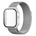 Bracelet et étui métal pour Apple Watch 38 à 49 mm – Couleur du bracelet Sliver