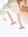 Bracelet fin acier inoxydable pour Apple Watch 40 à 45 mm – Couleur du bracelet Brun rosé