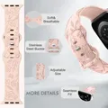 Bracelet floral pour Apple Watch 38 à 49 mm – 2