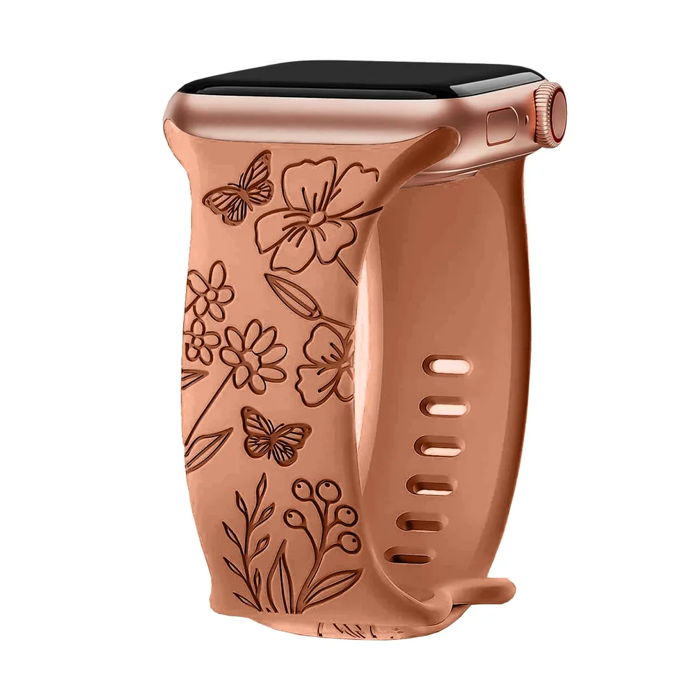 Bracelet floral pour Apple Watch 38 à 49 mm