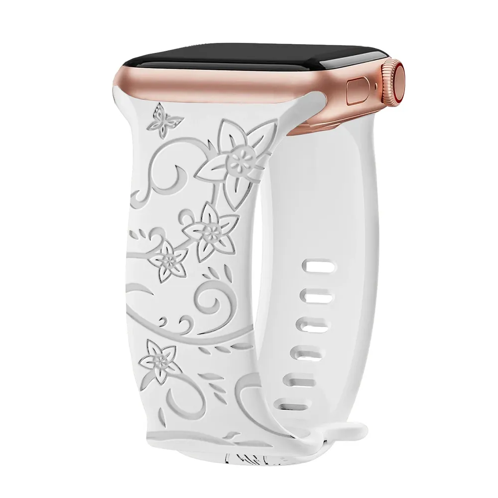 Bracelet floral pour Apple Watch 38 à 49 mm