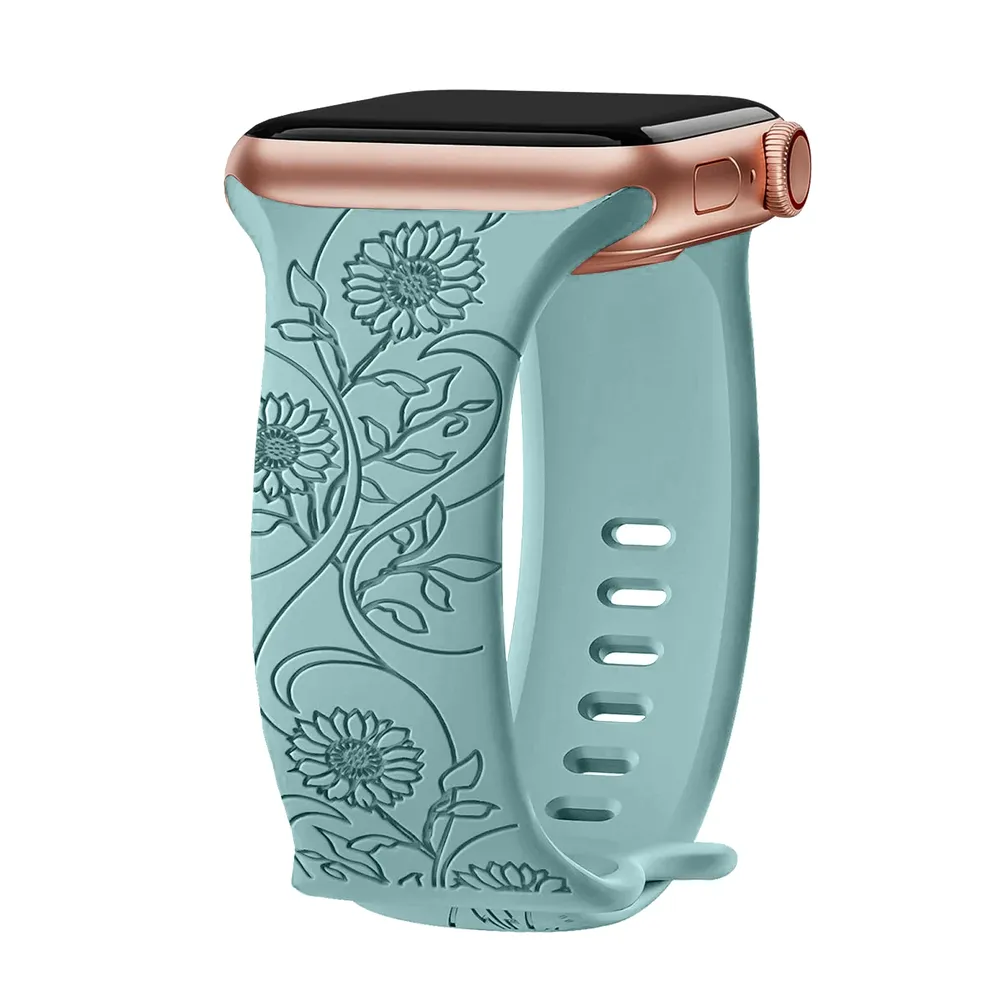 Bracelet floral pour Apple Watch 38 à 49 mm