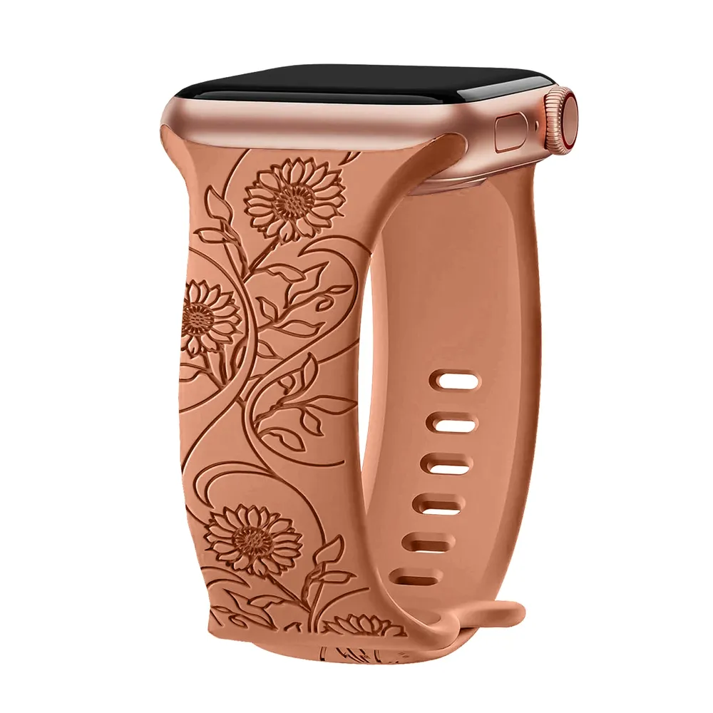 Bracelet floral pour Apple Watch 38 à 49 mm