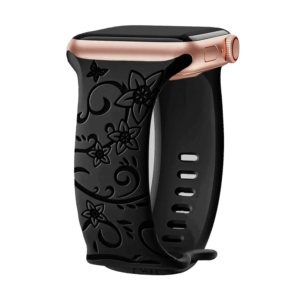 Bracelet floral pour Apple Watch 38 à 49 mm