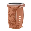 Bracelet floral pour Apple Watch 38 à 49 mm – Couleur du bracelet Morning Glory Brown