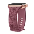 Bracelet floral pour Apple Watch 38 à 49 mm – Couleur du bracelet Sunflower Smoke