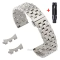 Bracelet inox 12 à 22 mm boucle papillon – Couleur du bracelet Silver