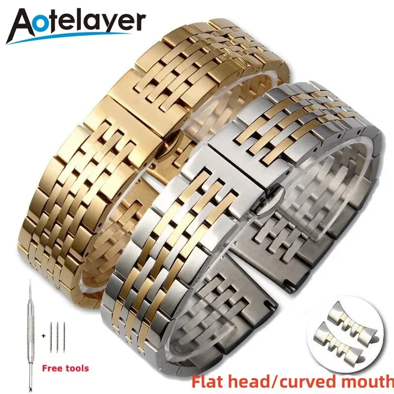 Bracelet inox 12 à 24 mm universel rapide