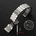 Bracelet inox 12 à 24 mm universel rapide – Couleur du bracelet Silver