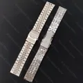 Bracelet inox 18 à 24 mm jubilé extrémité incurvée – 2