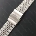 Bracelet inox 18 à 24 mm jubilé extrémité incurvée – 4