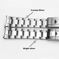 Bracelet inox 20 à 21 mm fermoir GlideLock Rolex – 4