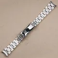 Bracelet inox massif 20 à 21 mm fermoir Glide Lock – 6