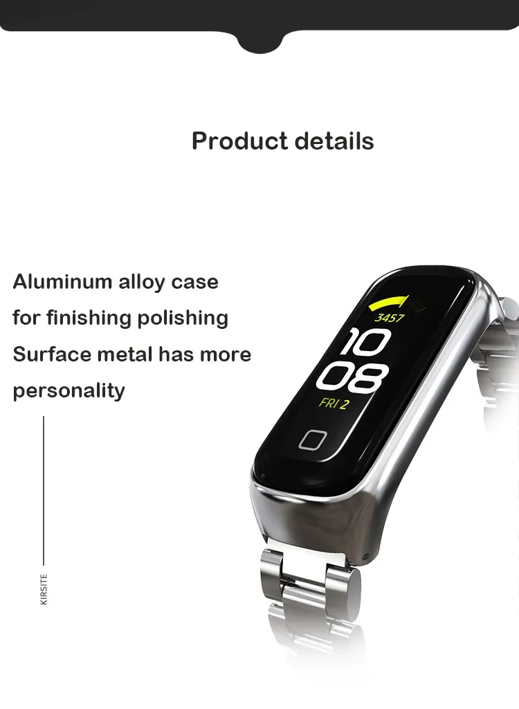 Bracelet magnétique métal pour Samsung Galaxy Fit 2
