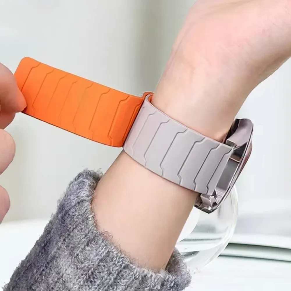 Bracelet magnétique silicone 20 et 22 mm Amazfit