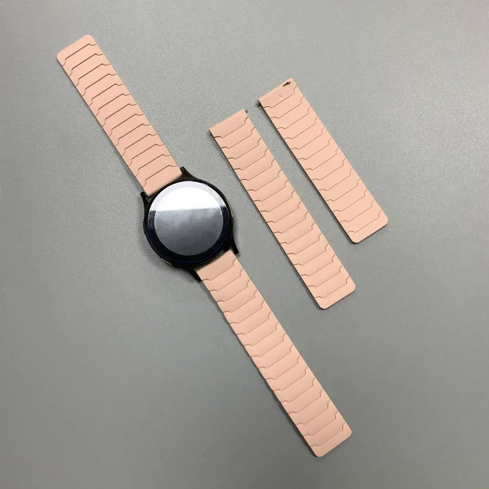 Bracelet magnétique silicone 20 et 22 mm Amazfit