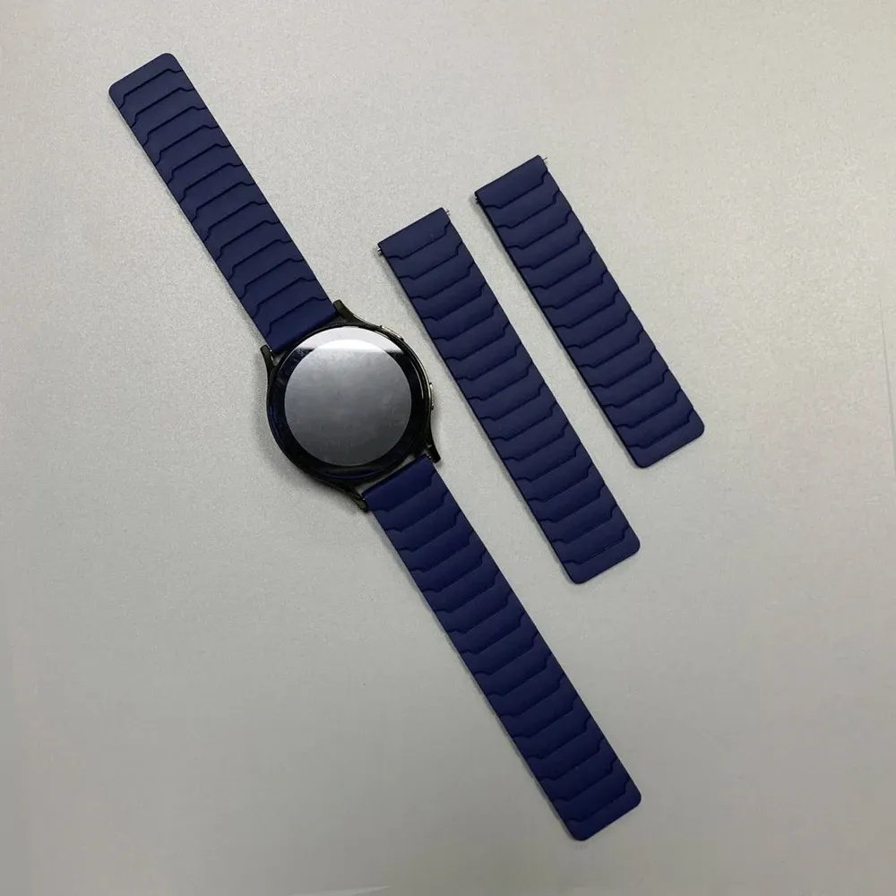 Bracelet magnétique silicone 20 et 22 mm Amazfit