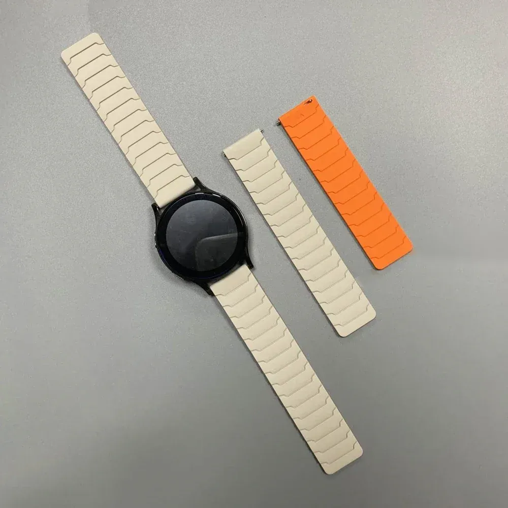 Bracelet magnétique silicone 20 et 22 mm Amazfit