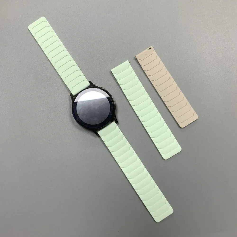 Bracelet magnétique silicone 20 et 22 mm Amazfit