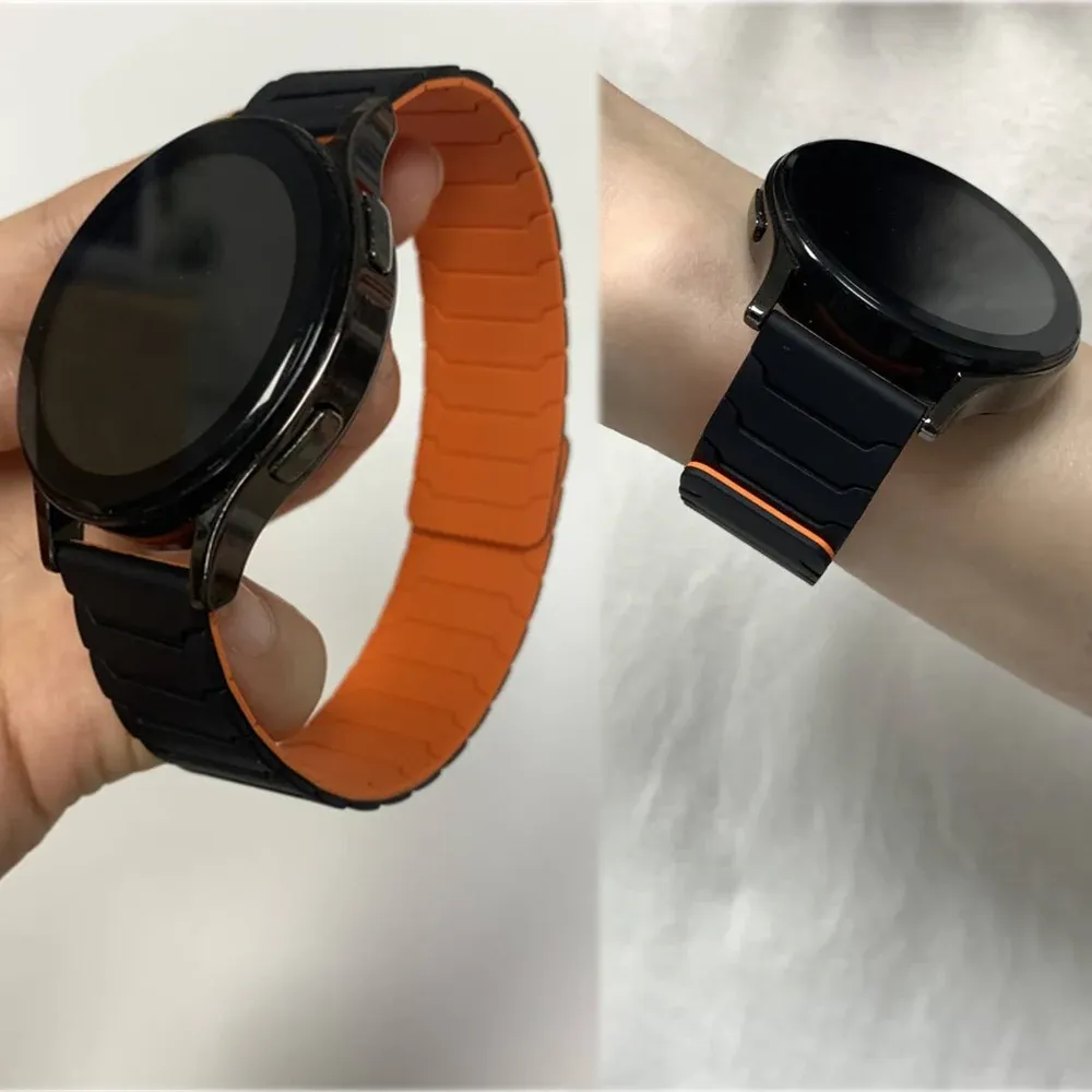 Bracelet magnétique silicone 20 et 22 mm Amazfit