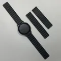 Bracelet magnétique silicone 20 et 22 mm Garmin Amazfit – Couleur du bracelet Black