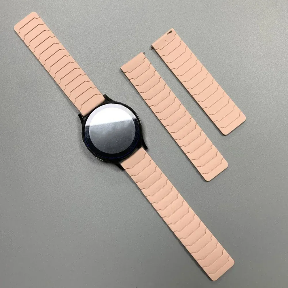 Bracelet magnétique silicone 20 et 22 mm Garmin Amazfit