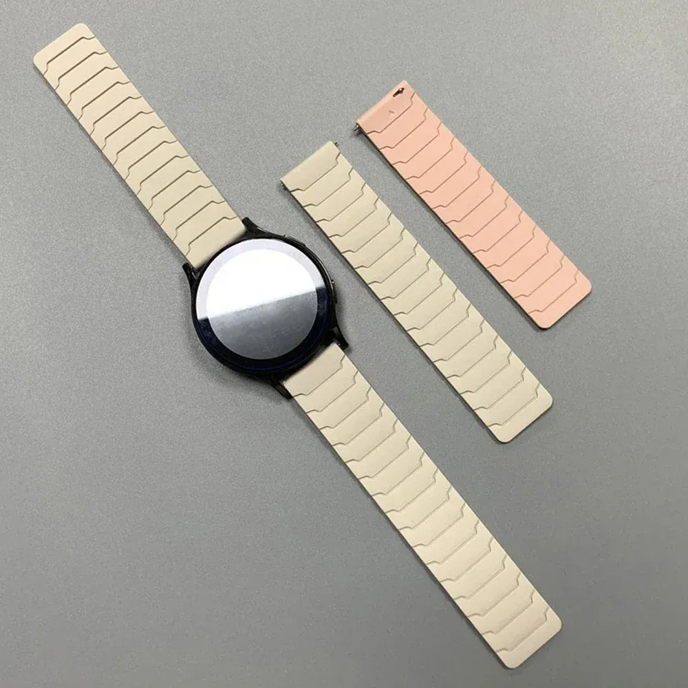 Bracelet magnétique silicone 20 et 22 mm Garmin Amazfit